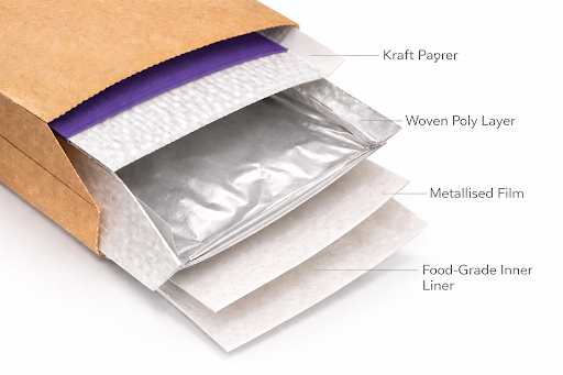 PP Woven bag with 4 layer